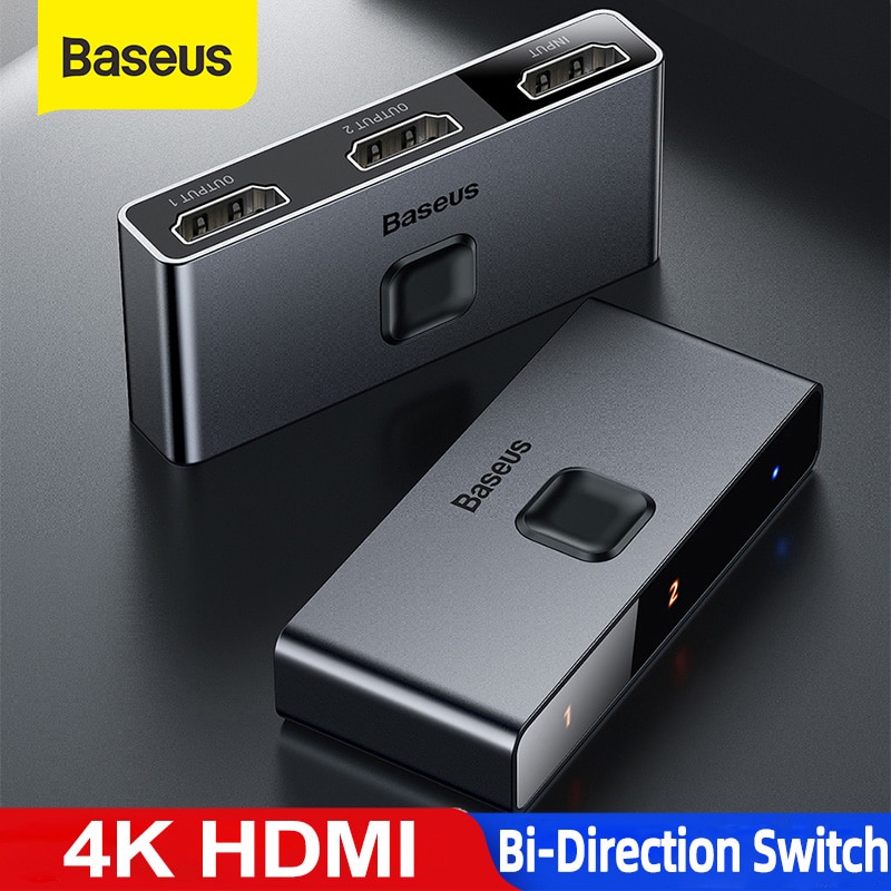 Baseus HD ġ 4K HD  HDMI ȣȯ ġ 2x1 P..